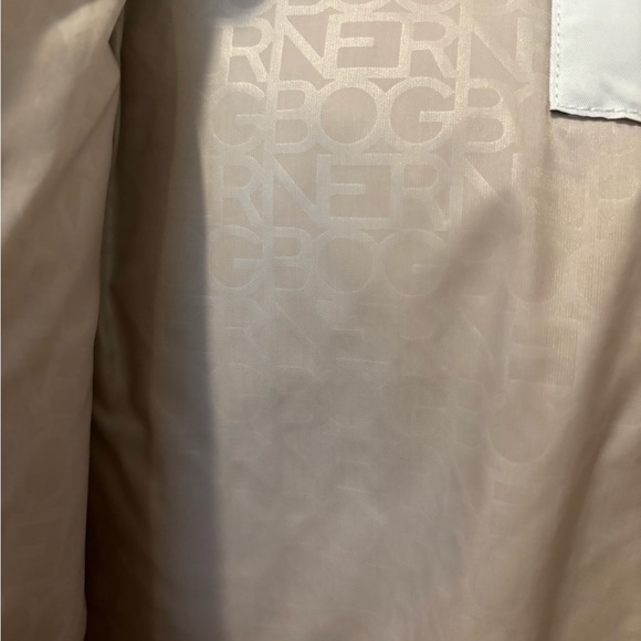 BOGNER Alesa Brown Shearling Hooded Down Jacket - Picture 3 of 13